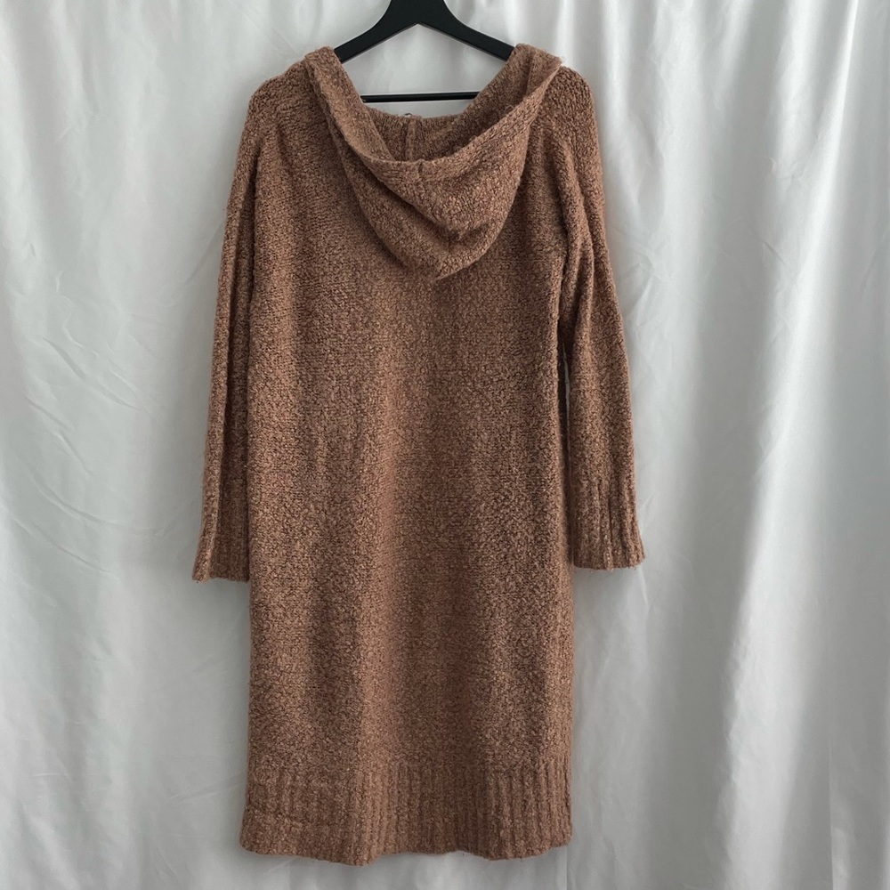 Long Tan Boho-style Cardigan - Picture 2 of 4